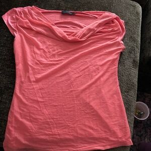 The Limited coral short sleeved dress shirt